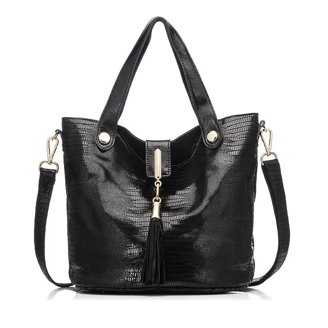 <bold>Bucket / Crossbody Bag <br>Genuine-Leather