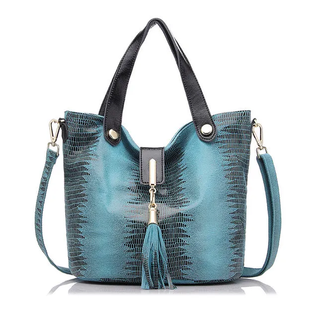 <bold>Bucket / Crossbody Bag <br>Genuine-Leather