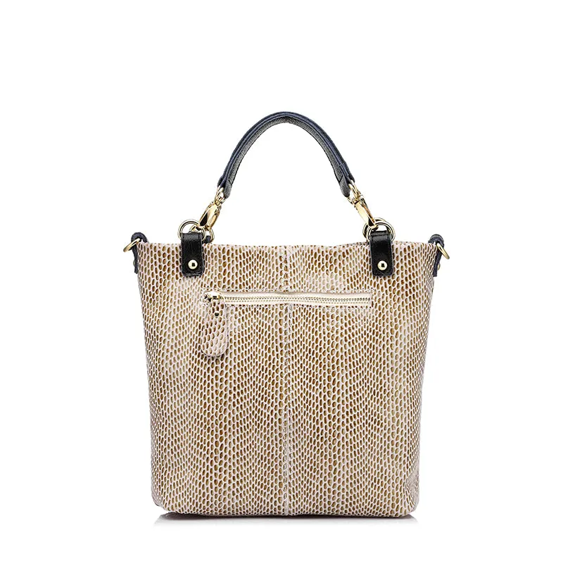 <bold>Bucket / Crossbody Bag <br>Genuine-Leather
