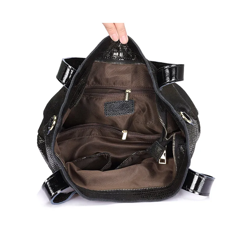 <bold>Bucket / Crossbody Bag <br>Genuine-Leather