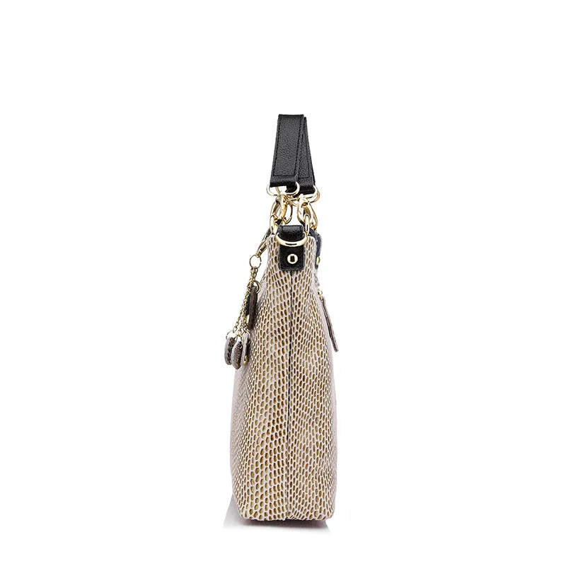 <bold>Bucket / Crossbody Bag <br>Genuine-Leather