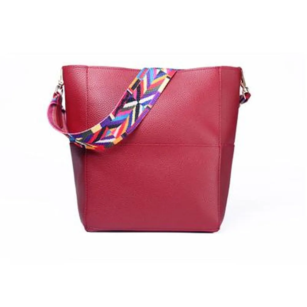 <bold>Bucket  / Shoulder Bag  <br>Vegan-Leather