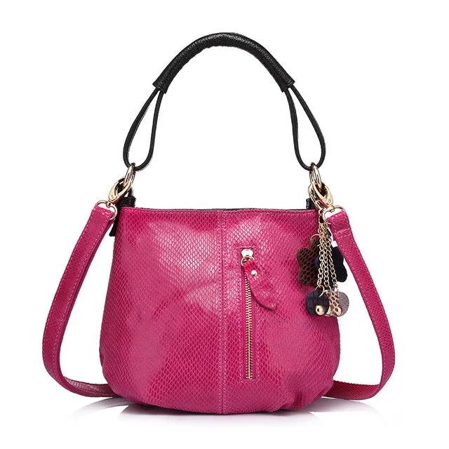 <bold>Bucket  / Tote Bag <br>Genuine-Leather