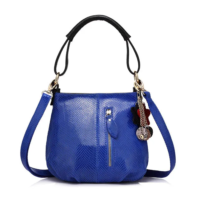 <bold>Bucket  / Tote Bag <br>Genuine-Leather