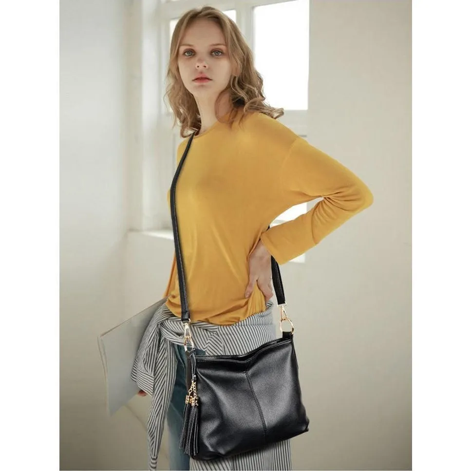 <bold>Hobo  / Tote Bag <br>Genuine-Leather