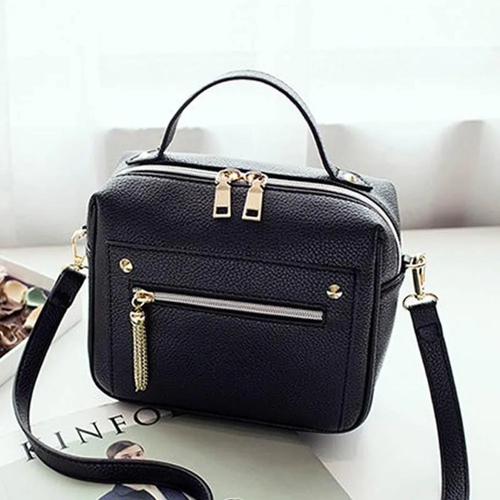<bold>Messenger / Crossbody Bag  <br>Vegan-Leather
