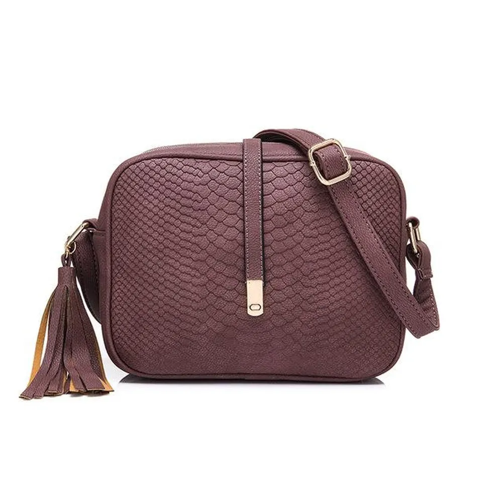 <bold>Messenger / Crossbody Bag <br>Vegan-Leather
