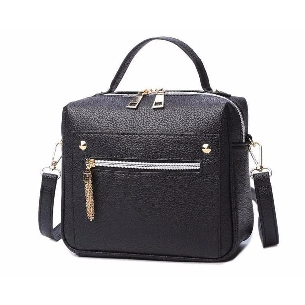 <bold>Messenger / Crossbody Bag  <br>Vegan-Leather