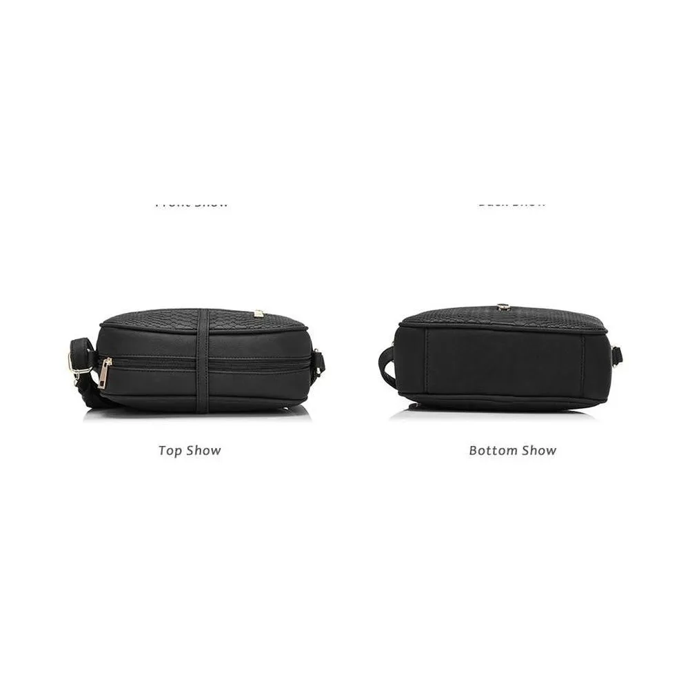 <bold>Messenger / Crossbody Bag <br>Vegan-Leather