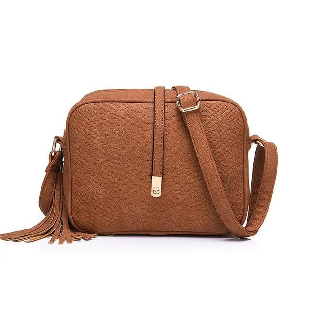 <bold>Messenger / Crossbody Bag <br>Vegan-Leather