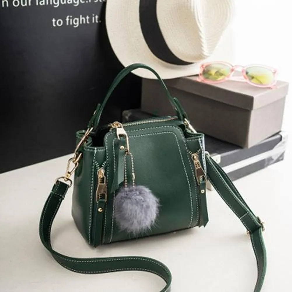 <bold>Top-Handle / Crossbody Bag <br>Vegan-Leather