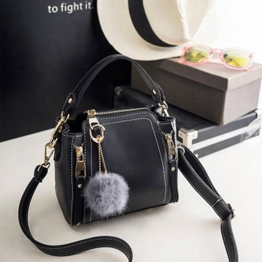 <bold>Top-Handle / Crossbody Bag <br>Vegan-Leather