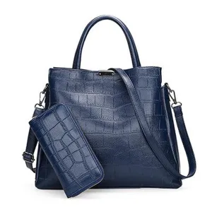 <bold>Tote Bag & Clutch Set <br>Vegan-Leather
