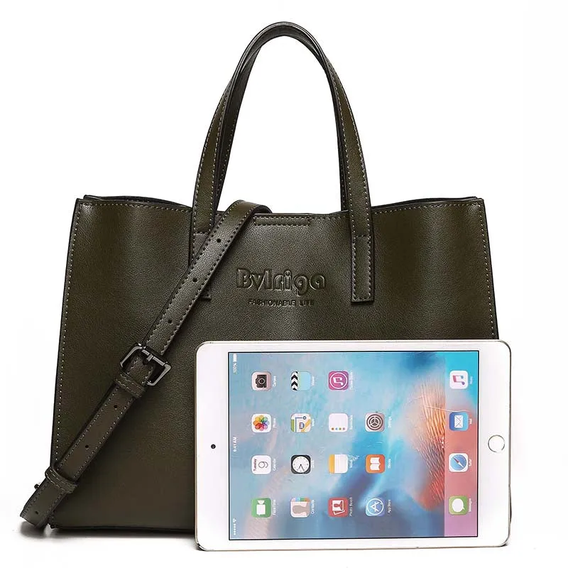 <bold>Tote / Crossbody Bag <br>Genuine-Leather