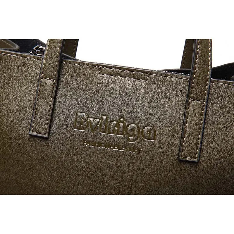 <bold>Tote / Crossbody Bag <br>Genuine-Leather