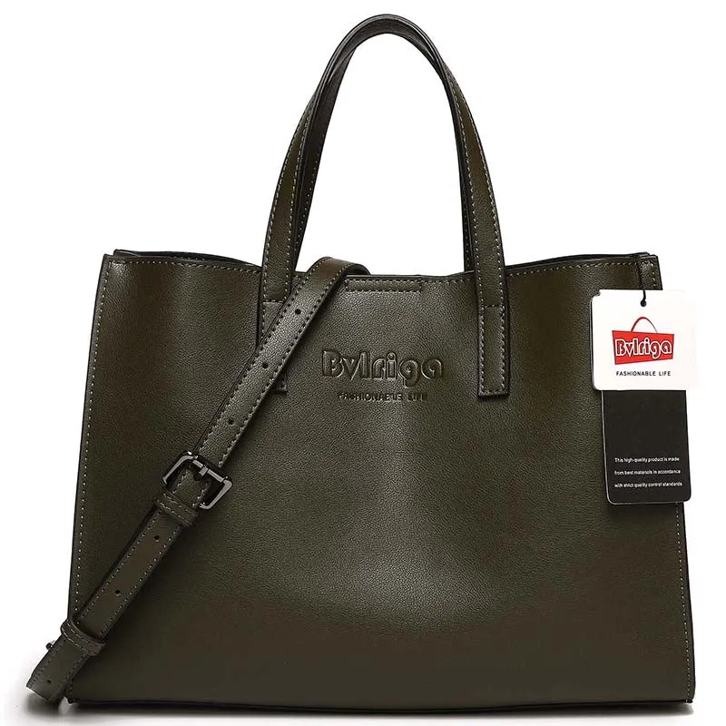 <bold>Tote / Crossbody Bag <br>Genuine-Leather