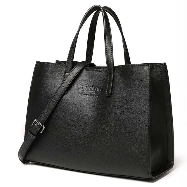 <bold>Tote / Crossbody Bag <br>Genuine-Leather
