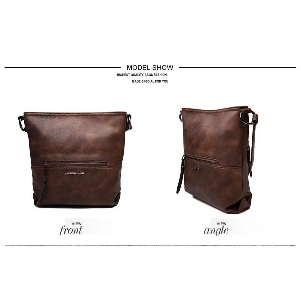 <bold>Tote  / Shoulder Bag  <br>Vegan-Leather