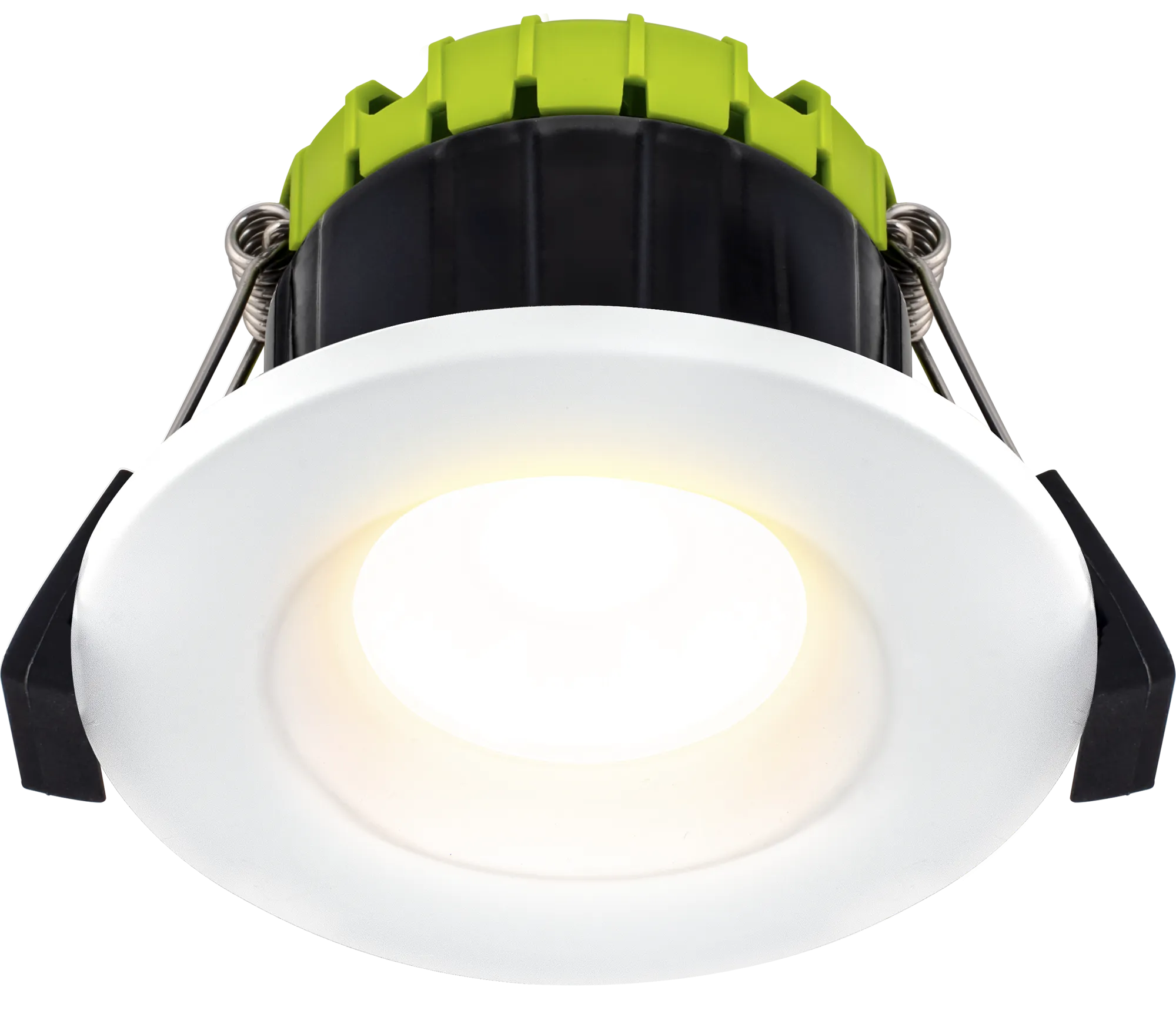 Luceco EFCB60W27 FType Compact Regressed 6W Dimmable Extra Warm White 2700K IP65 Fire Rated LED Downlight - White