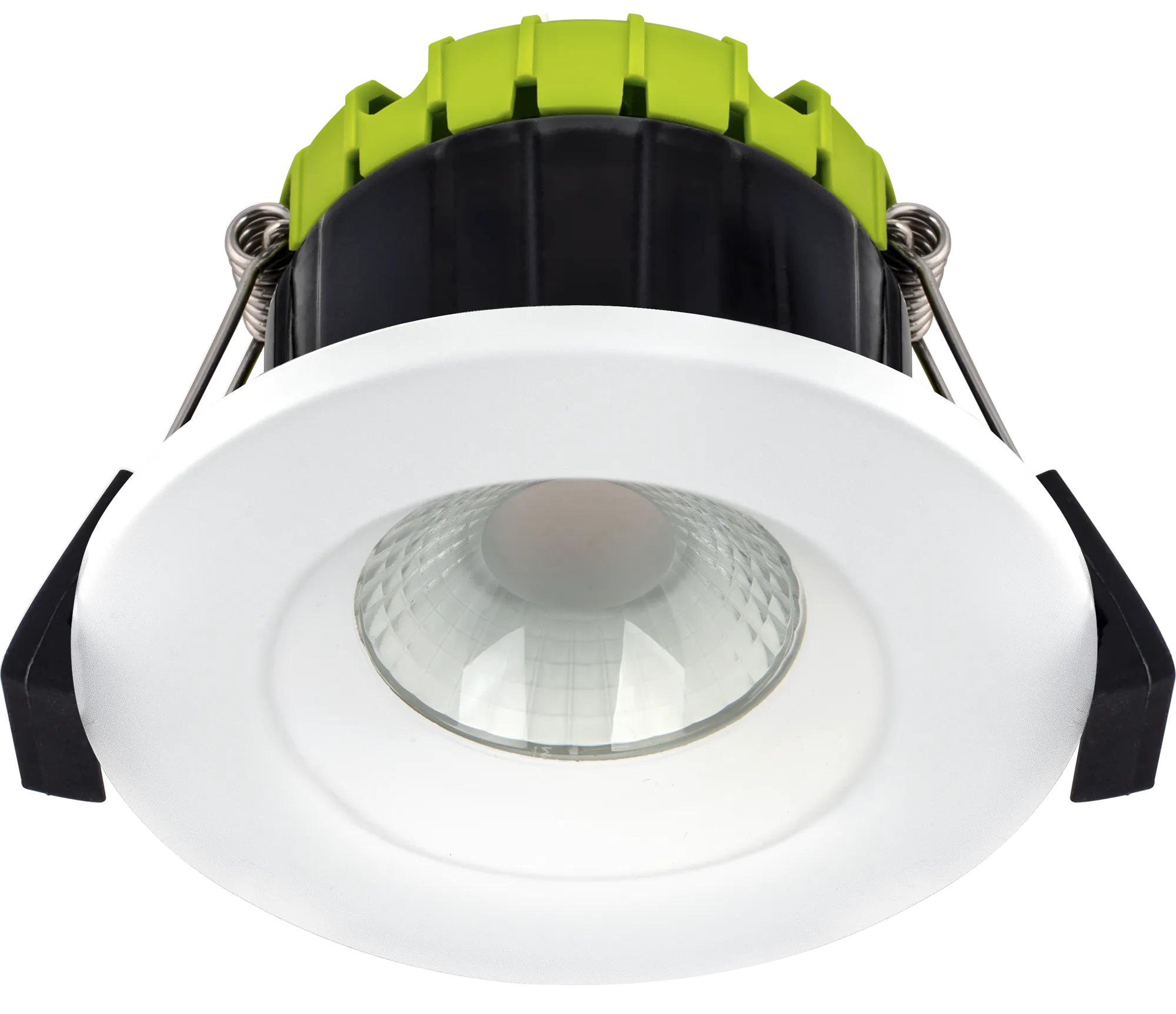 Luceco EFCB60W40 FType Regressed 6W Dimmable Cool White 4000K IP65 Fire Rated LED Downlight - White