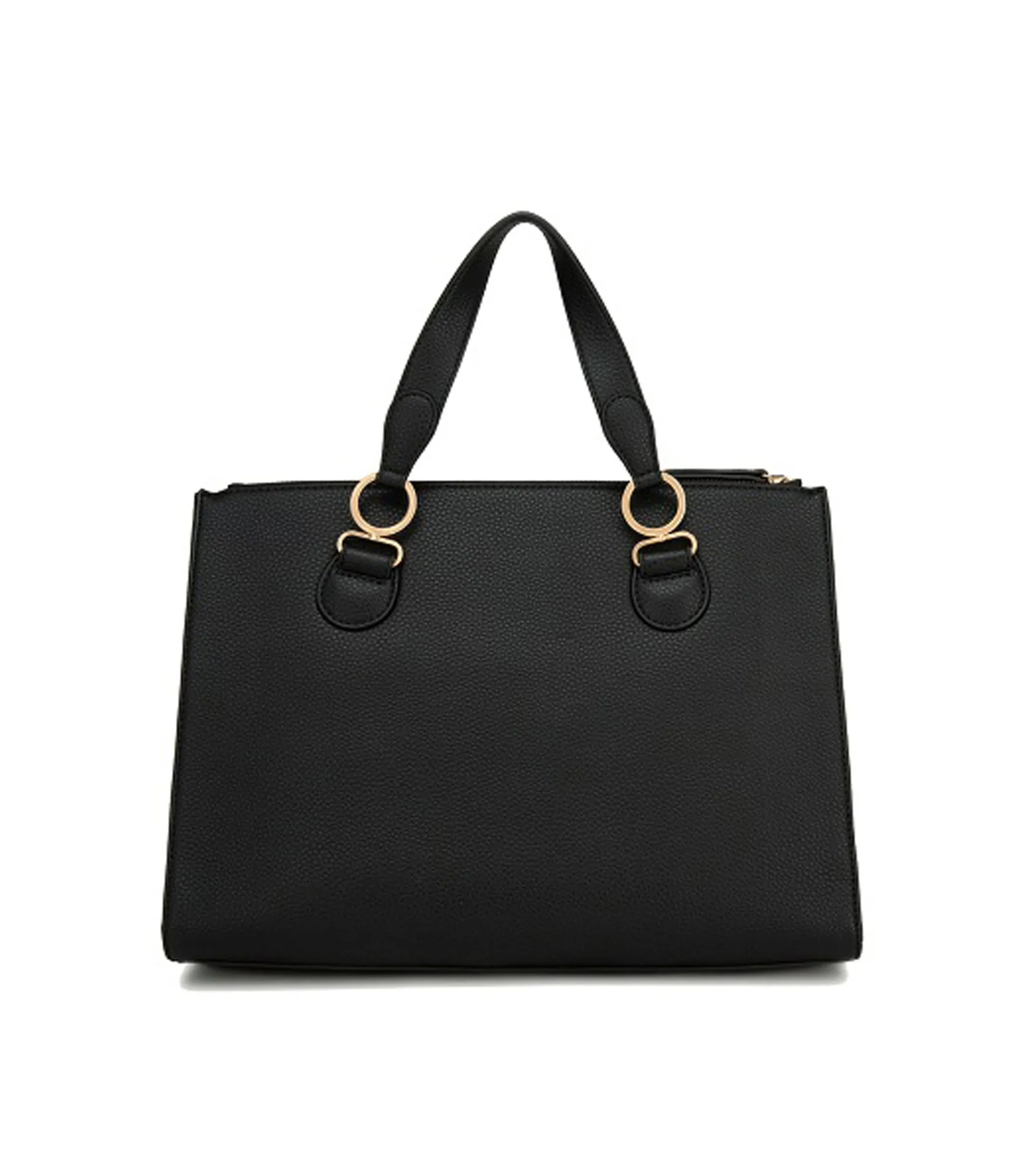 M Double Zip Satchel - Nero/Mais/Nuez