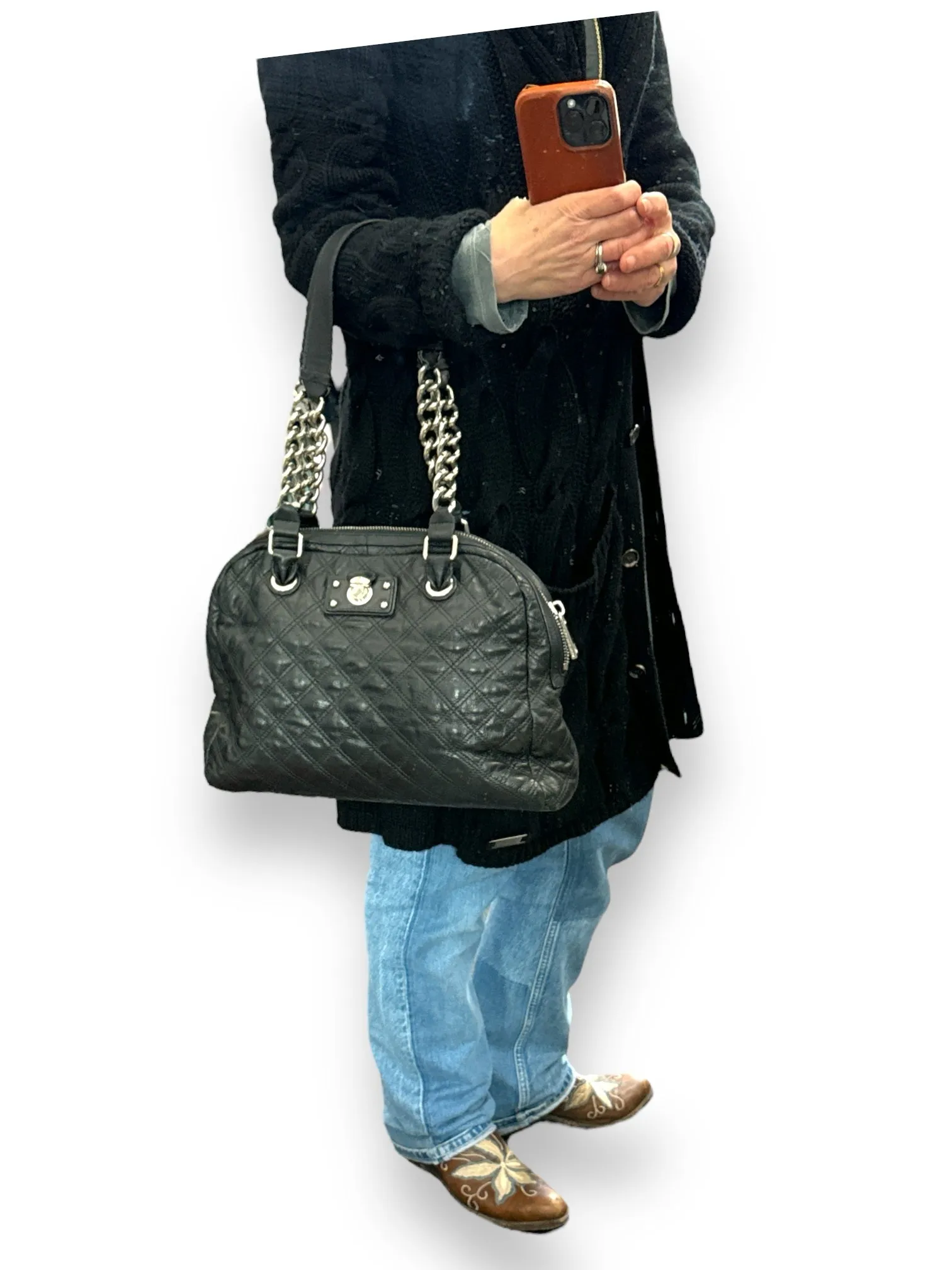 Marc Jacobs Black Satchel Purse