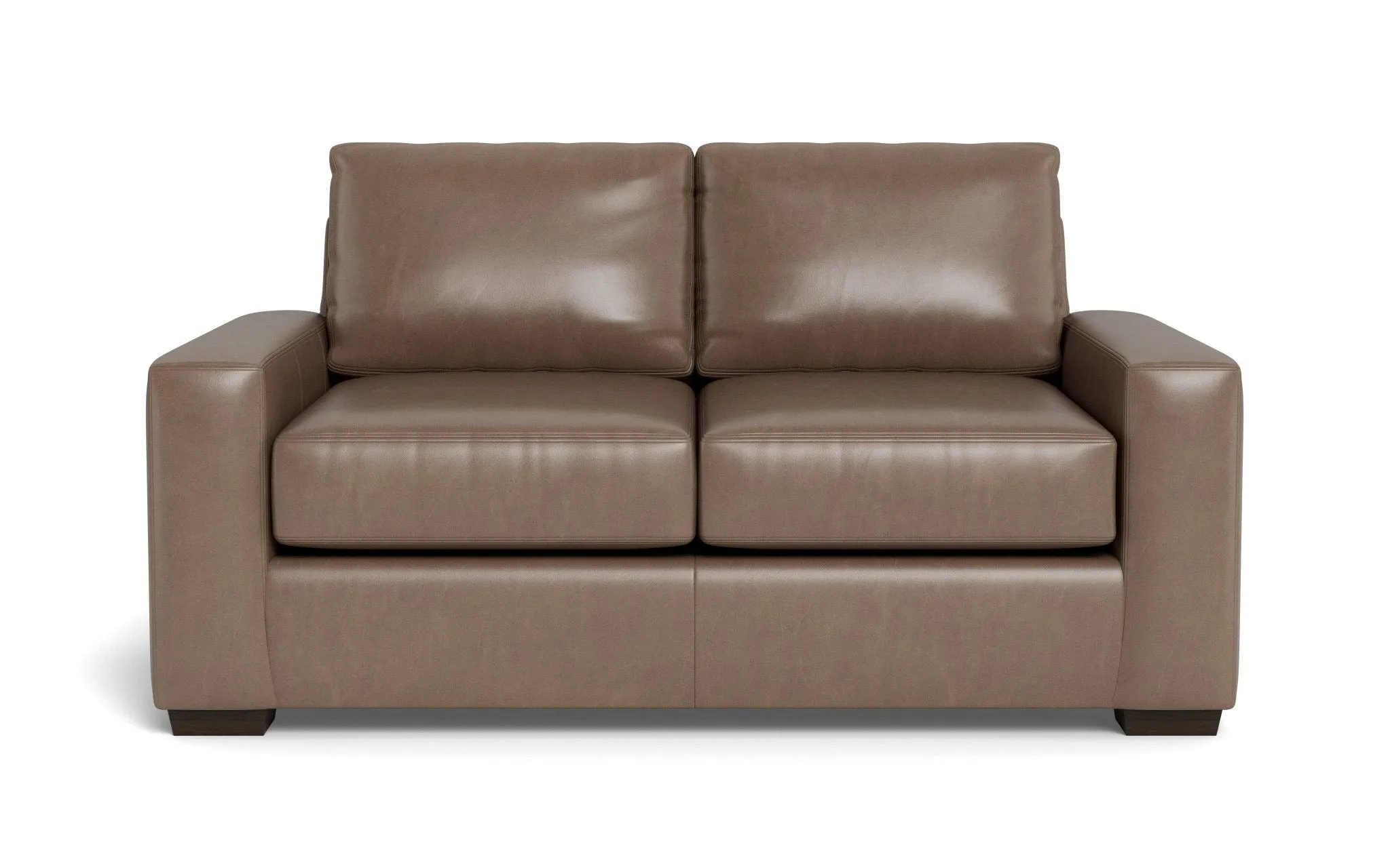 Mas Mesa 72" Deep Leather Loveseat