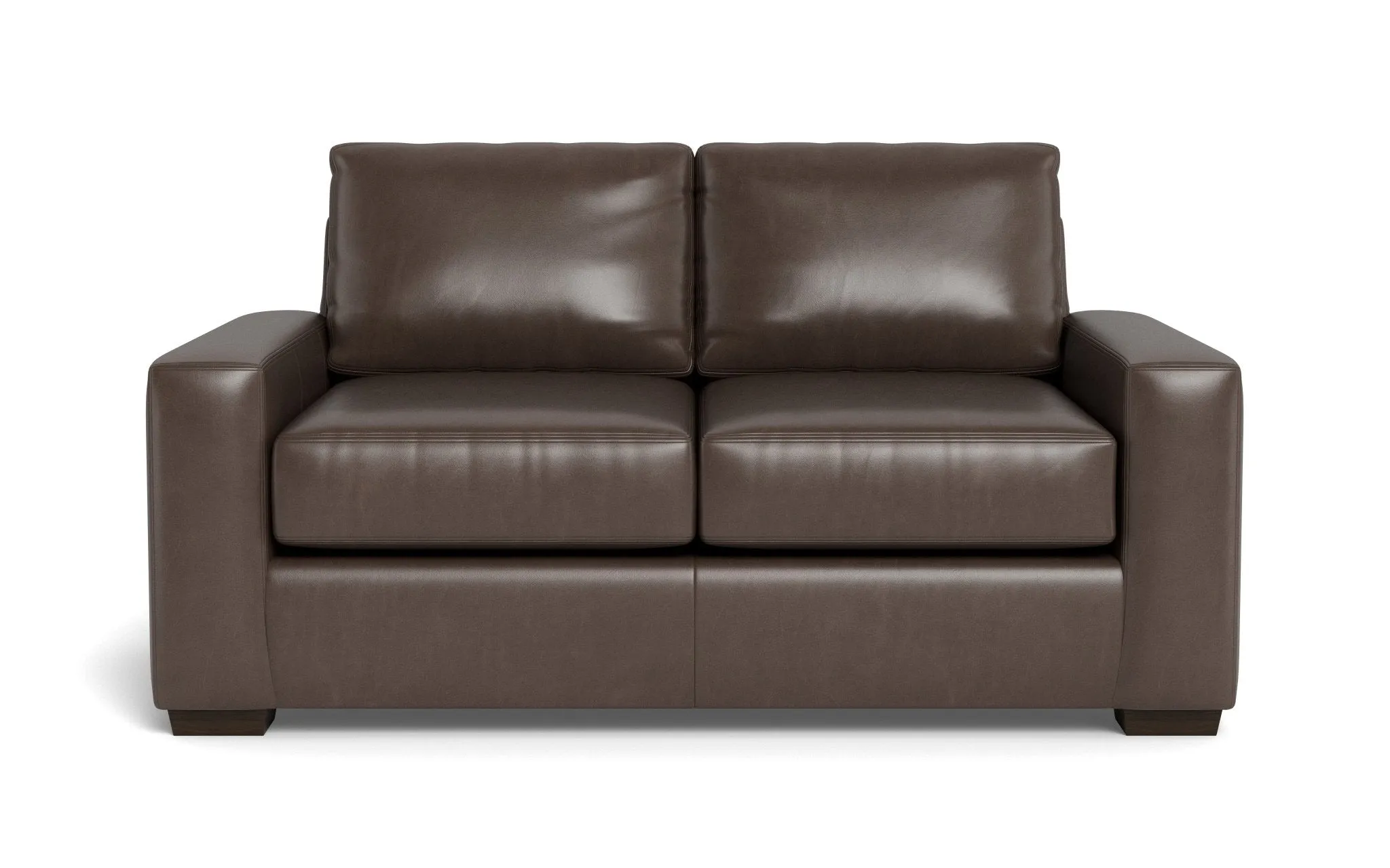 Mas Mesa 72" Deep Leather Loveseat