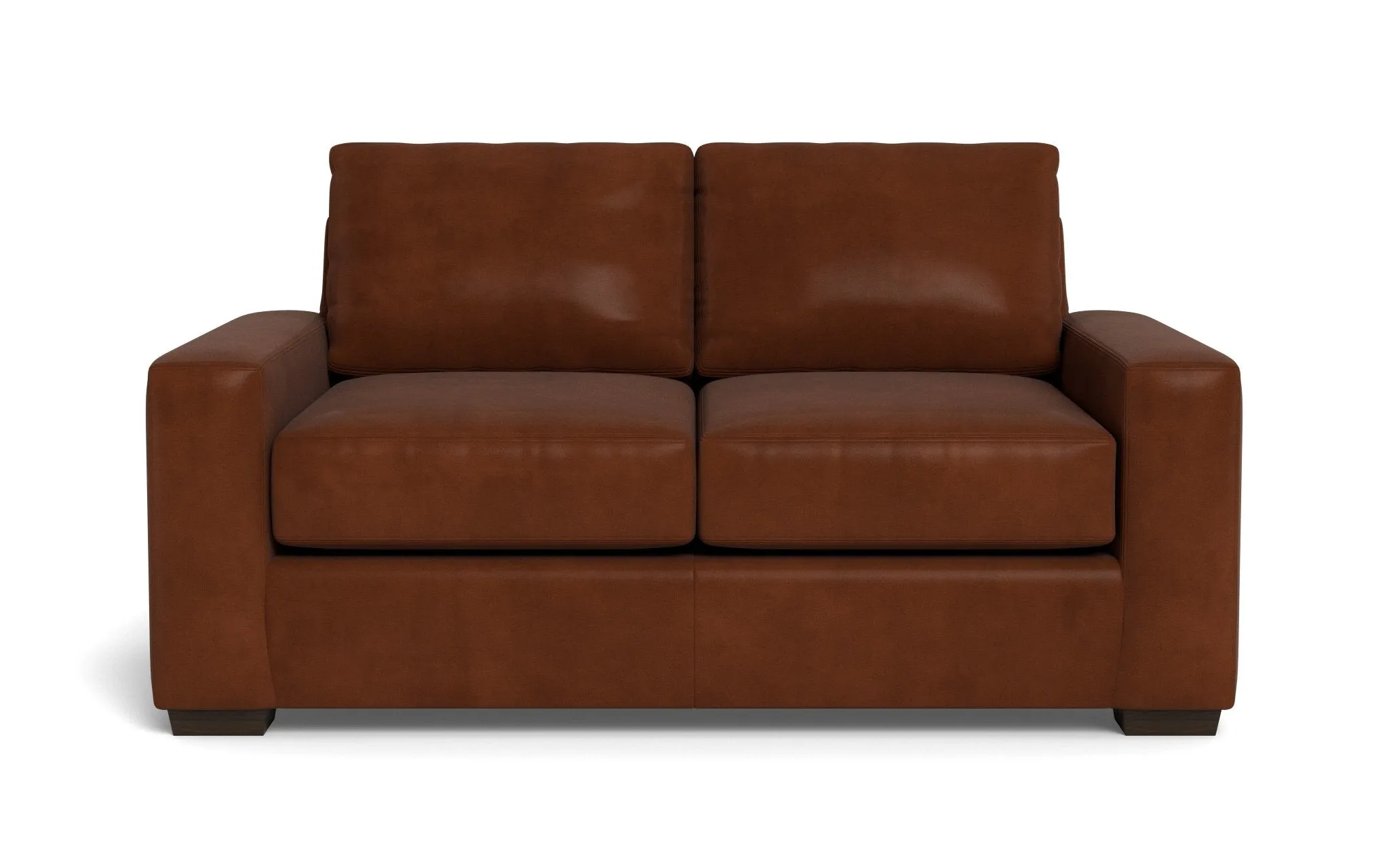 Mas Mesa 72" Deep Leather Loveseat