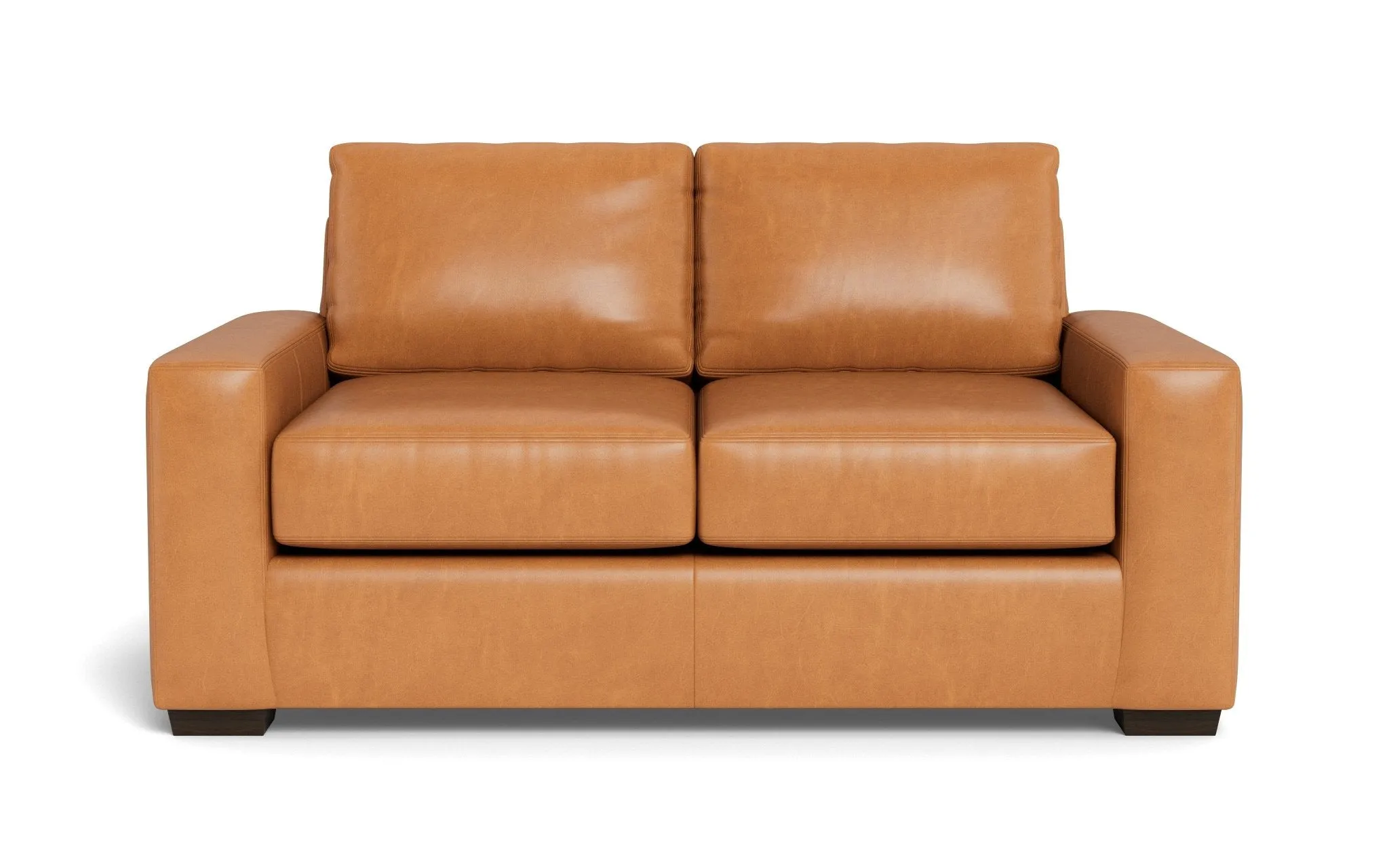 Mas Mesa 72" Deep Leather Loveseat