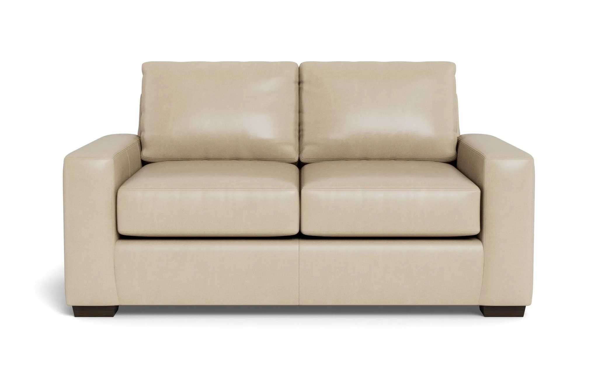 Mas Mesa 72" Deep Leather Loveseat