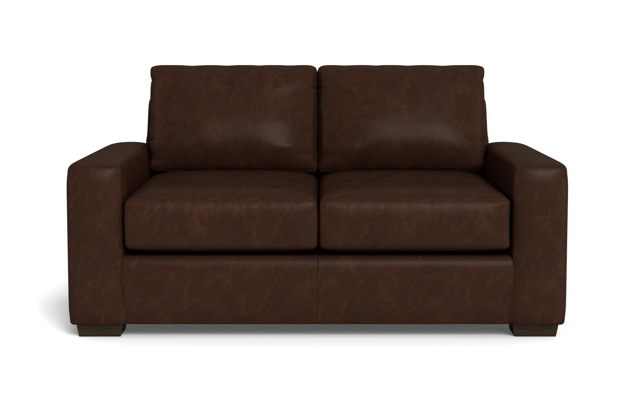 Mas Mesa 72" Deep Leather Loveseat