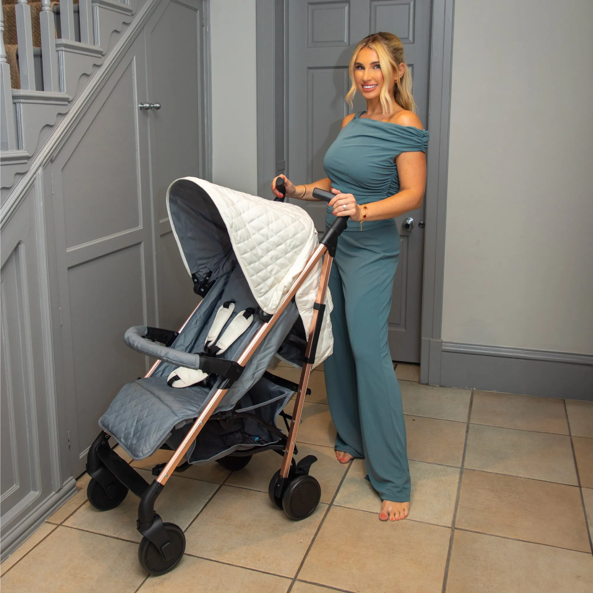 MB51 Plus Stroller - Quilted Champagne