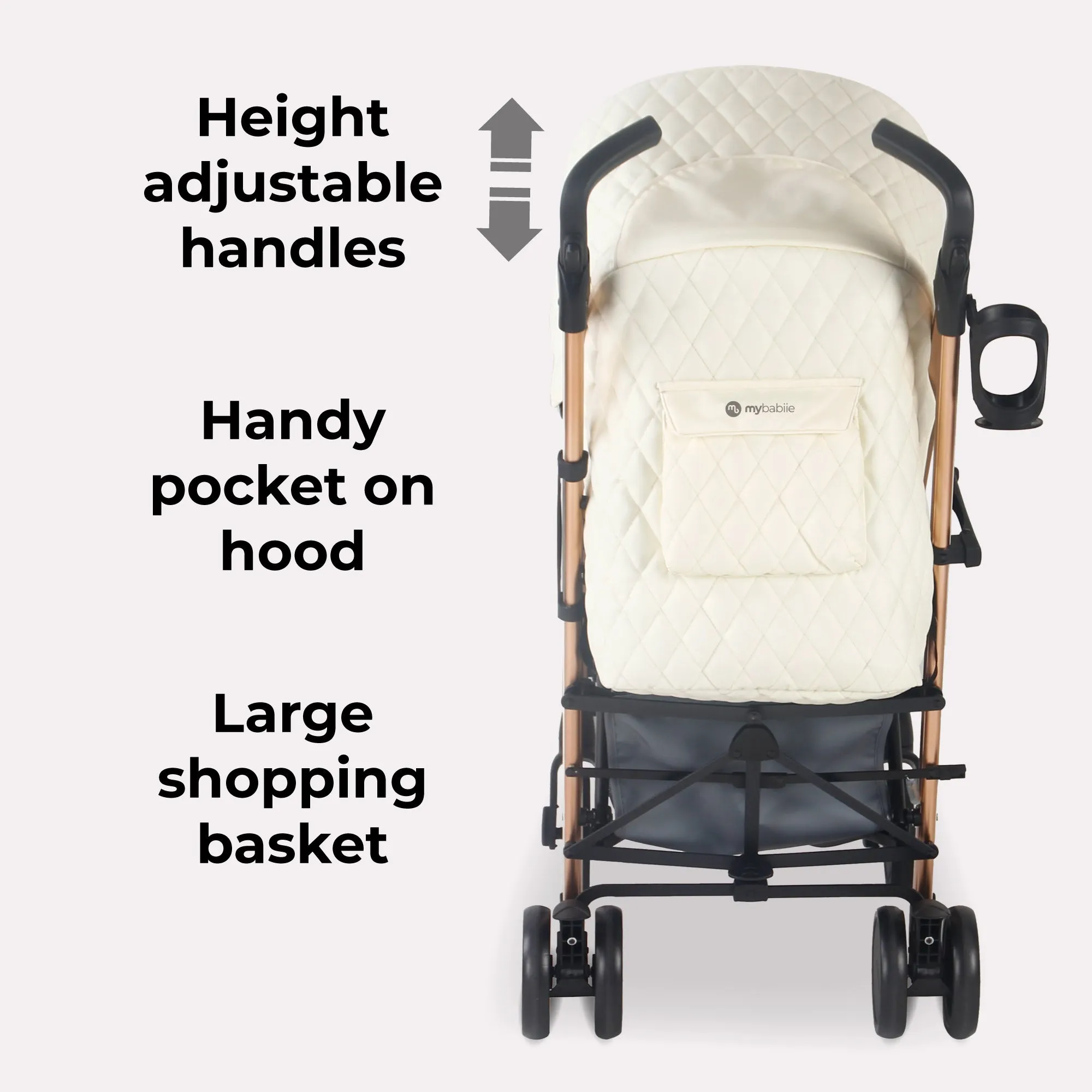 MB51 Plus Stroller - Quilted Champagne