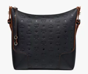 MCM Klara Hobo in Monogram Leather-MWHBSKM04-Black