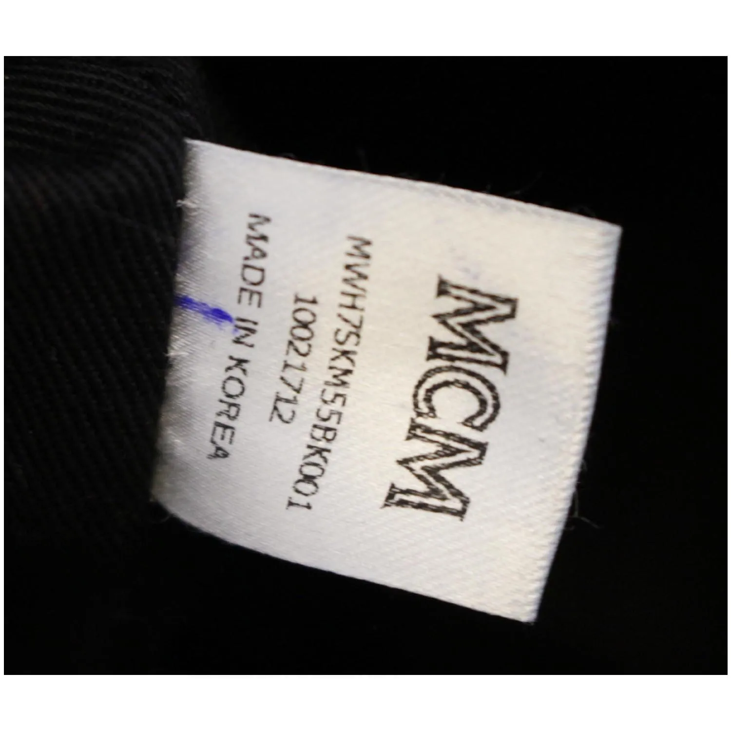 MCM Klara Monogram Leather Hobo Bag Black