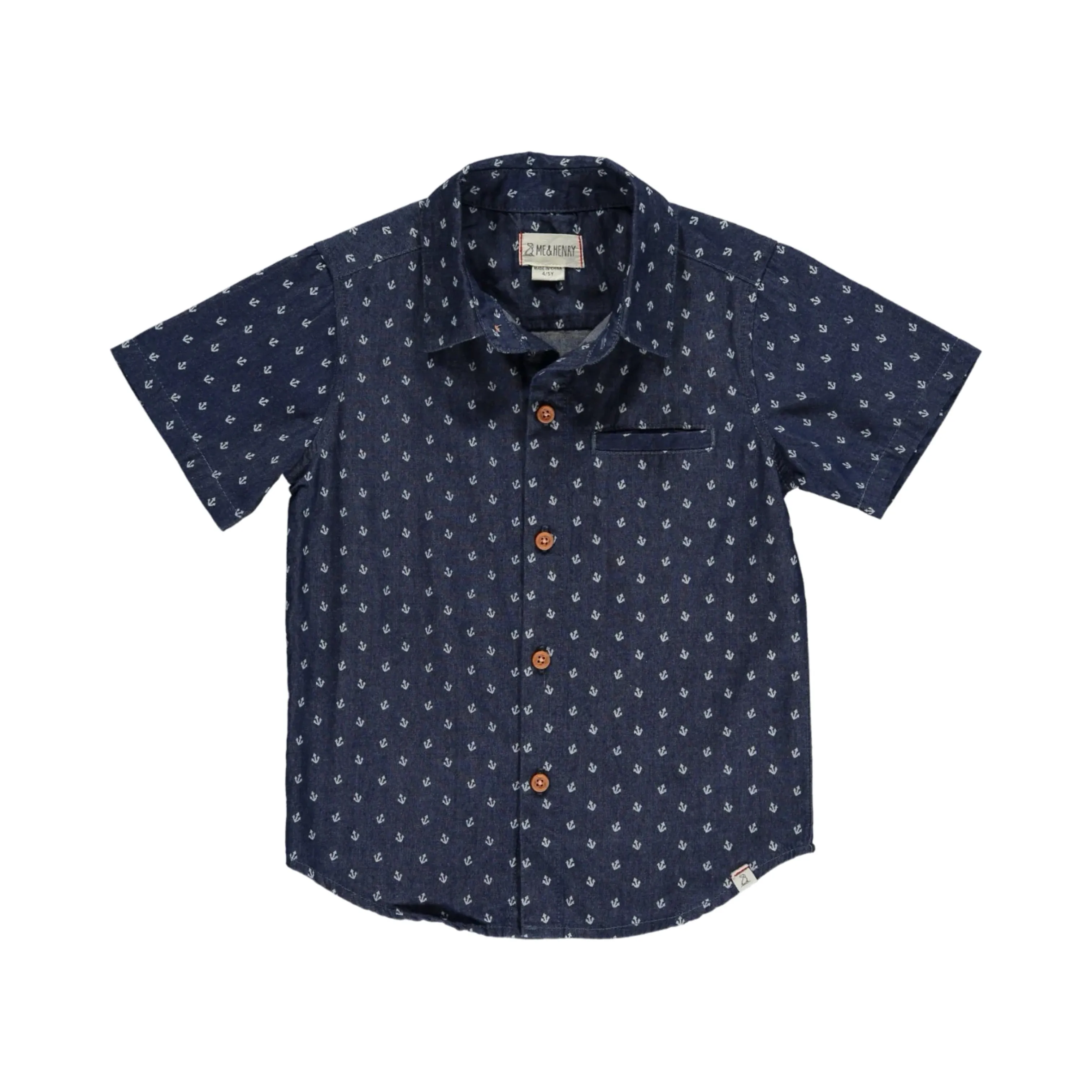 Me & Henry Maui Shirt - Anchor