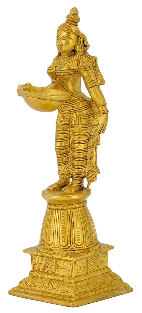 Messenger of Light - Brass Wick Lamp