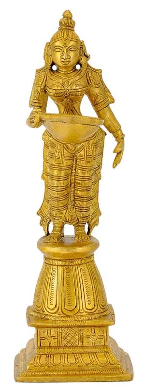 Messenger of Light - Brass Wick Lamp