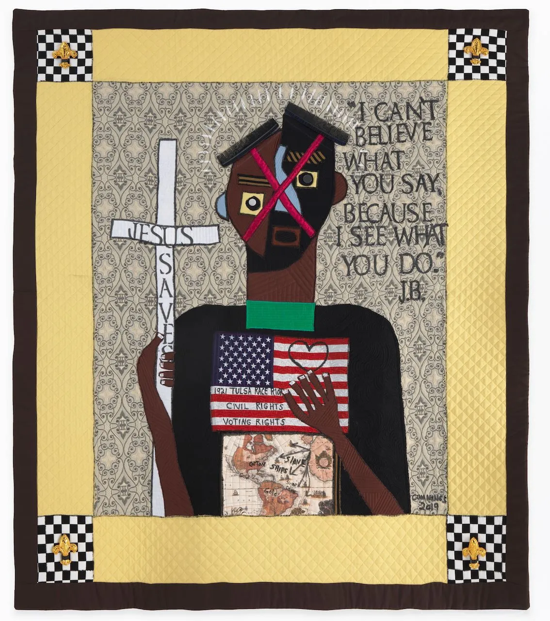 Michael A. Cummings, "James Baldwin: Born Into A Lie #4"