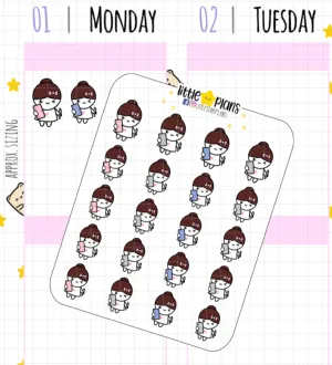 Mimi Hobonichi Weeks, Mega Planning Planner Stickers