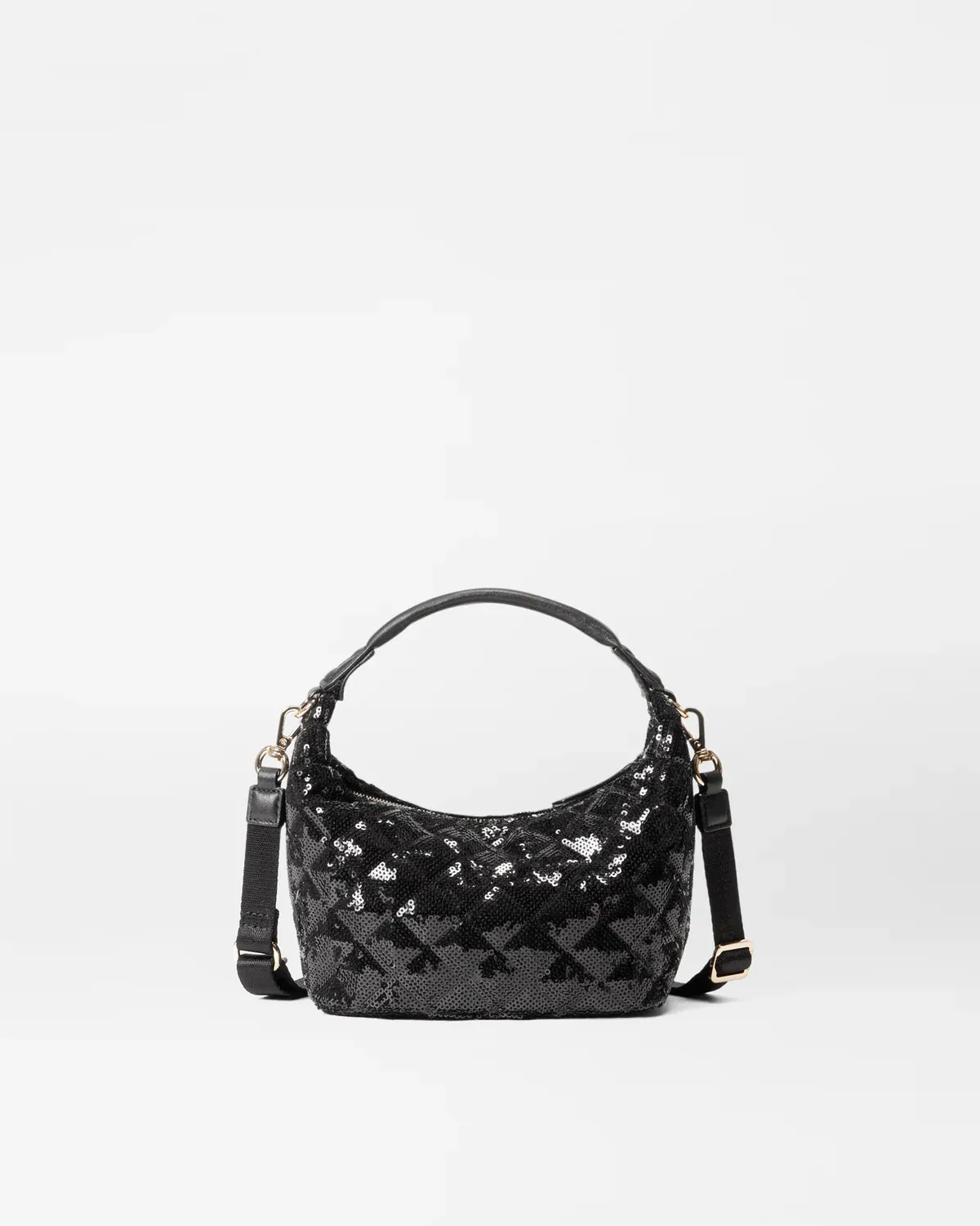 Mini Hobo | Black Sequin