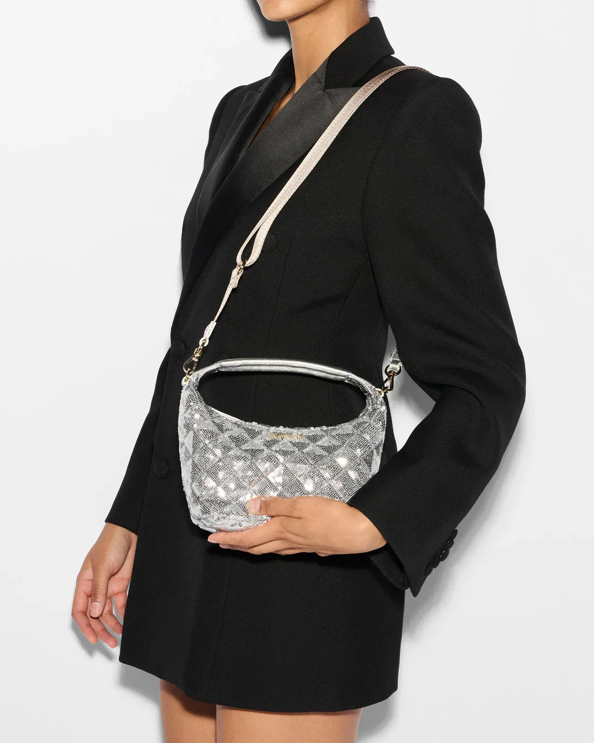 Mini Hobo | Ice Multi Sequin