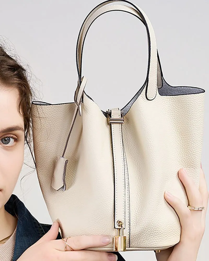 Minimalist Niche Bucket Basket Bag