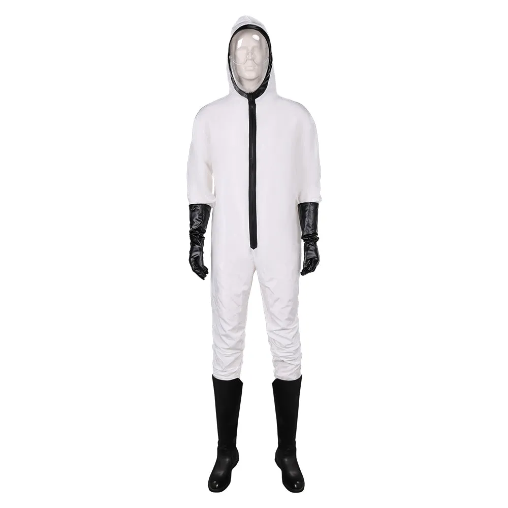Money Heist White Protective Jumpsuit Cosplay Costume Outfits Halloween Carnival Suit