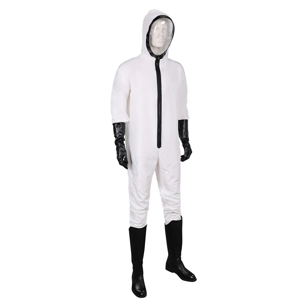 Money Heist White Protective Jumpsuit Cosplay Costume Outfits Halloween Carnival Suit
