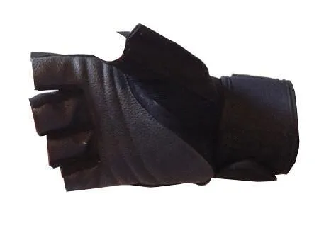 MORGAN ''SHARK'' WEIGHT LIFTING GLOVES WEIGHT LIFTING GYM GLOVES - LONG WRIST STRAP