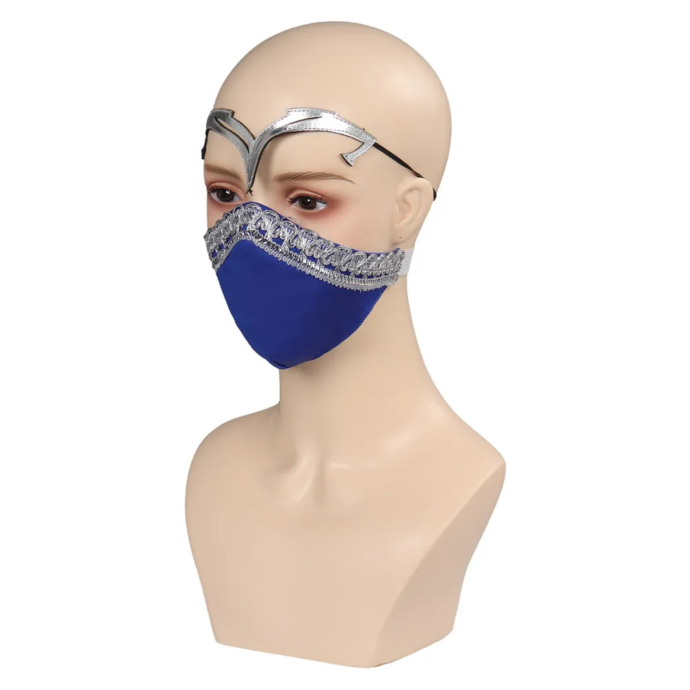 Mortal Kombat Kitana Cosplay Masks Halloween Costume Props