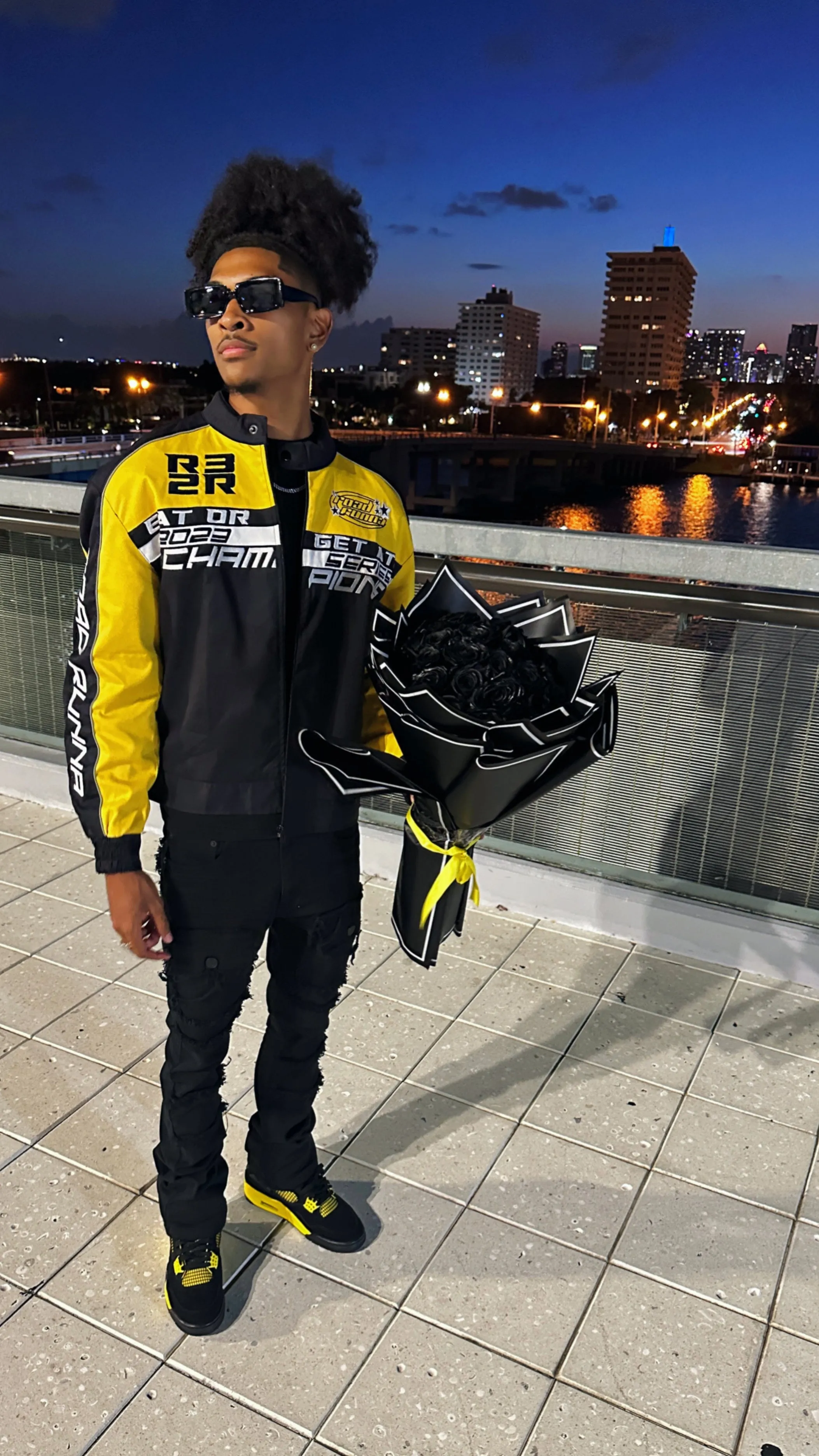 Moto Jacket (Yellow/Black)