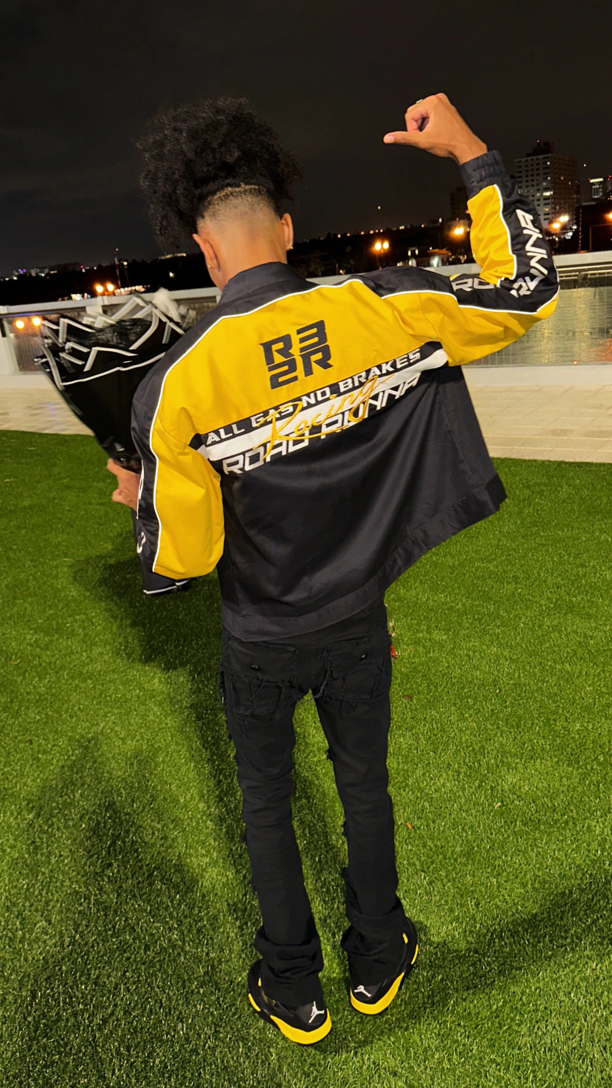 Moto Jacket (Yellow/Black)